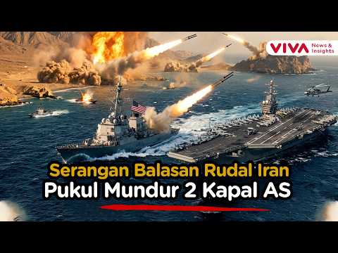 Kapal Perang AS Kabur Usai Dapat Serangan Balasan dari IRGC