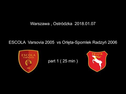 07.01.2018 ESCOLA B vs ORLĘTA sparing part1