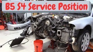 Audi S4 Service position