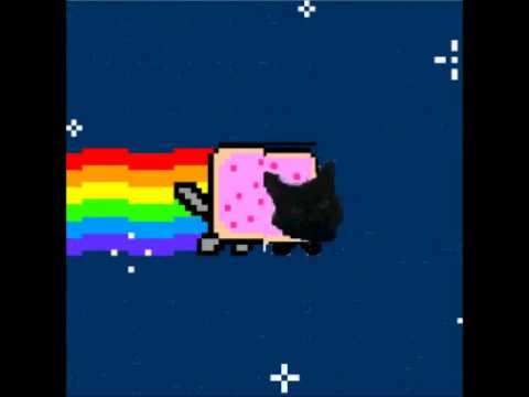 The 'Real' Nyan Cat Song [A real cat singing the song]