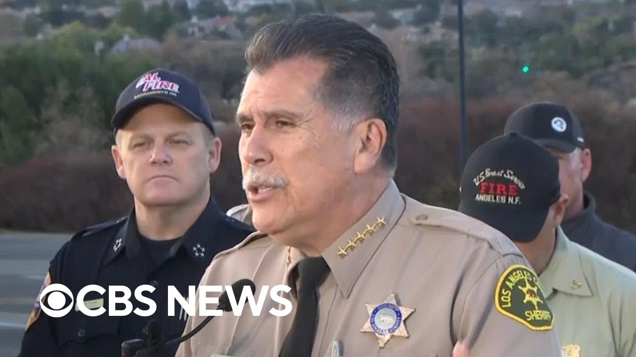 Officials give update on quickly-growing Hughes Fire in Los Angeles County