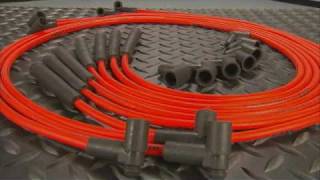 8.0mm Red Hot Pow'r Wires Small & Big Block Chevy Over Valve Covers or Under Headers - video thumbnail 4