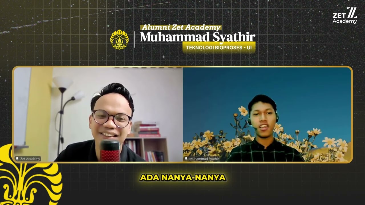 Muhammad Syathir – Alumni Zet Academy, lolos UI Teknologi Bioproses