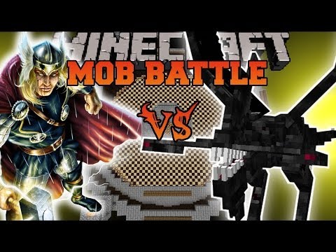 NIGHTMARE VS THOR - Minecraft Mod Battle - Mob Battles - OreSpawn and Superheroes Unlimited Mods