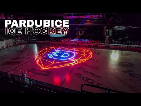 Pardubice Ice Hockey | Laser mapping | KVANT Show Production
