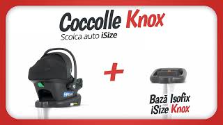 Autosedačka CAVOE PEU PRO s otočnou základnou ISOFIX pro děti od 40 do 87 cm (0-13 kg)