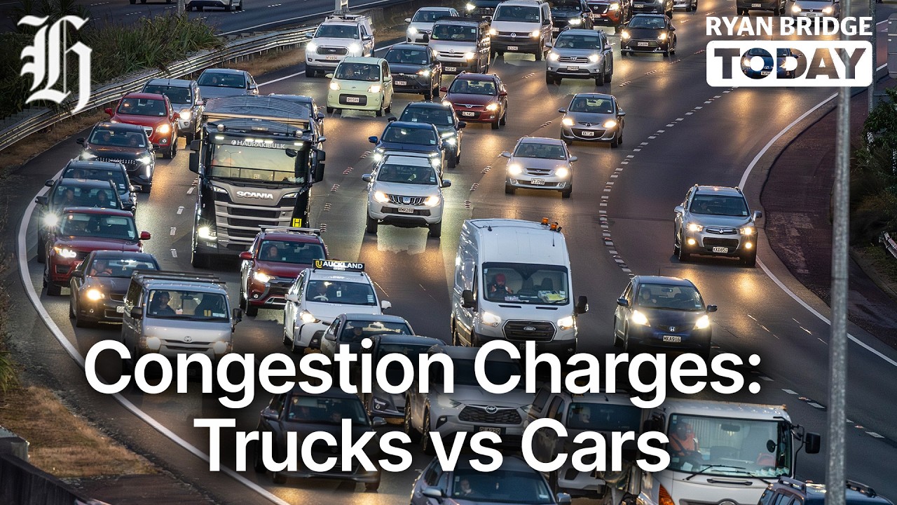 Trucks v cars -  who should pay a bigger share of new congestion charges? | Ryan Bridge TODAY