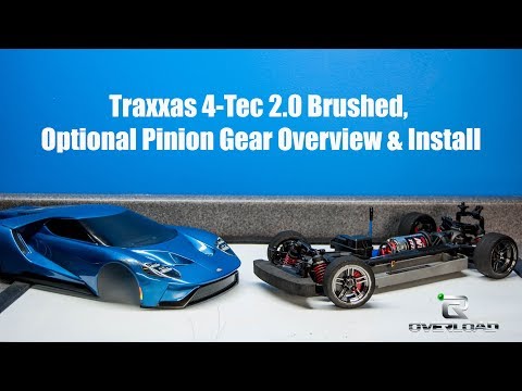 Traxxas 4-Tec 2.0 Brushed: Optional Pinion Gear Overview & Install