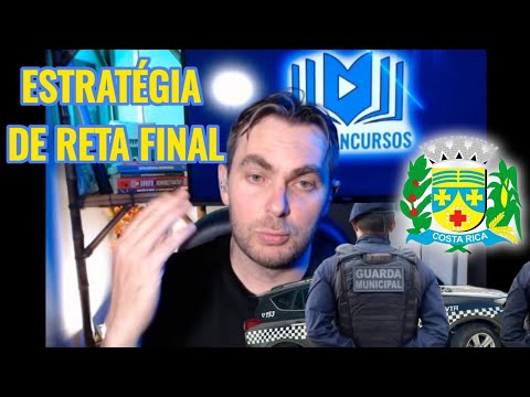 CONCURSO GUARDA MUNICIPAL DE COSTA RICA-MS|RETA FINAL 