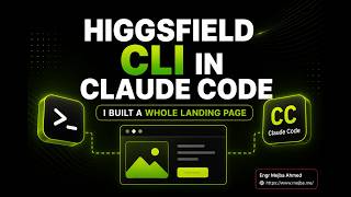 I Built a Landing Page in 46 Minutes with Higgsfield CLI + Claude Code