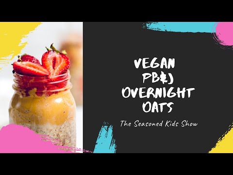 Easy Vegan PB&J Overnight Oats