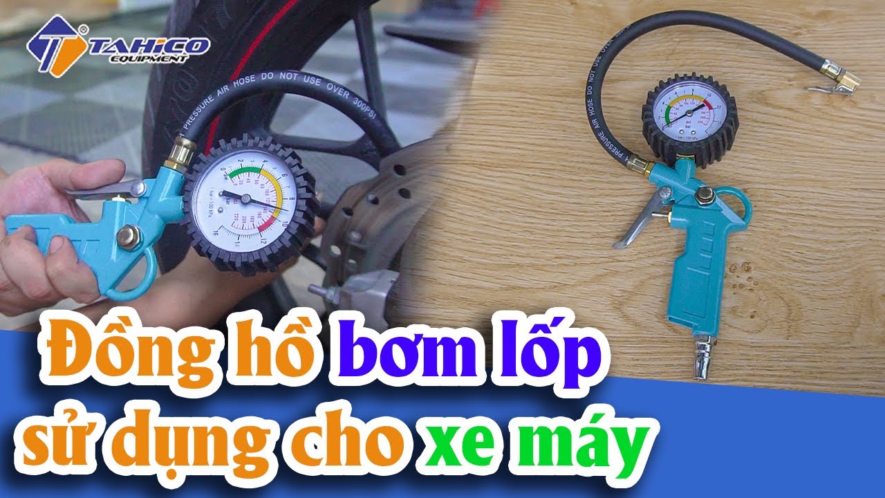 Đồng hồ bơm lốp sử dụng cho xe máy 25
