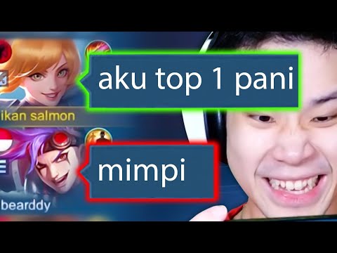 Prank Jadi Top 1 Fanny Ketikan - Mobile Legends