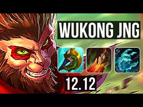 WUKONG vs QIYANA (JNG) | Rank 2 Wukong, 13/1/10, Rank 9, Godlike | KR Challenger | 12.12