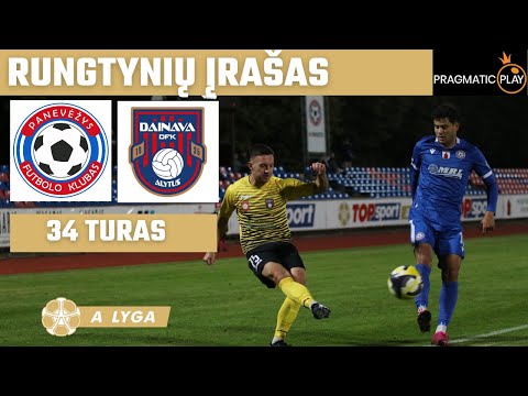 34 turas: „Panevėžys“ – DFK „Dainava“ (2025-10-01)