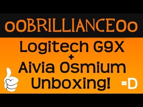 Logitech G9X + Aivia Osmium Unboxing Video!