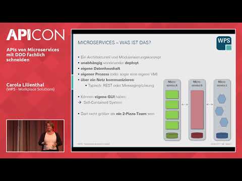 APICON 2017: Session mit Carola Lilienthal : APIs von Microservices mit DDD fachlich schneiden