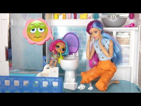 How My Kids All Got Sick! - LOL Family All Got Sick / Doll Morning and Night Sick Routine