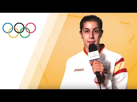 Olympic champion Carolina Marin is as much of a Rafael Nadal fangirl as the rest of us!