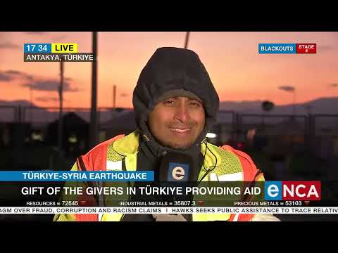 Gift of the Givers in Türkiye providing aid