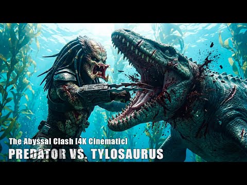 Predator v.s Tylosaurus: The Abyssal Clash (4K Cinematic)