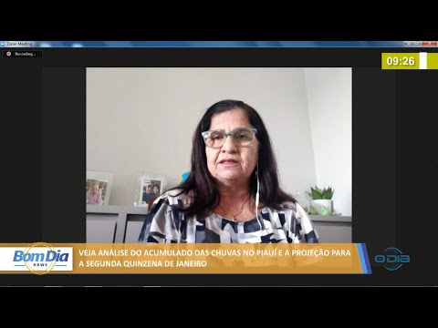 Análise do acumulado de chuvas no Piauí e projeção para a segunda quinzena de Janeiro 17 01 2022