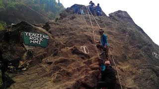 preview picture of video 'climbing the Tenzing Rock HMI  | Darjeeling | West Bengal'