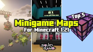 Top 5 Best Minigames Maps for Minecraft 1.21