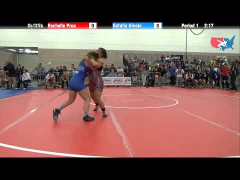 FILA Junior 63 kg / 138.75 lbs. - Rochelle Proa vs. Natalia Hinojo