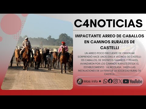 𝗜𝗠𝗣𝗔𝗖𝗧𝗔𝗡𝗧𝗘 𝗔𝗥𝗥𝗘𝗢 𝗗𝗘 𝗖𝗔𝗕𝗔𝗟𝗟𝗢𝗦 𝗘𝗡 𝗖𝗔𝗠𝗜𝗡𝗢𝗦 𝗥𝗨𝗥𝗔𝗟𝗘𝗦 𝗗𝗘 𝗖𝗔𝗦𝗧𝗘𝗟𝗟𝗜 HUGO FERRE   ARREO DE CABALLOS