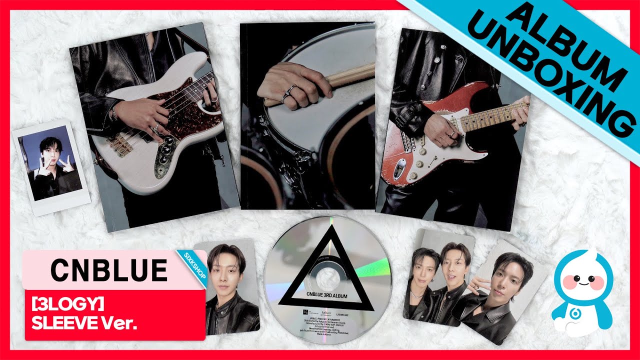 [4K UNBOXING] 🎁CNBLUE 3rd Full Album [3LOGY] SLEEVE Ver.+ GIVEAWAY EVENT🎁