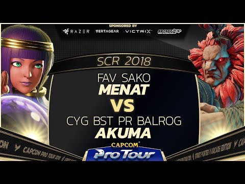 FAV Sako (Menat) vs CYG BST PR Balrog (Akuma/Balrog) - SCR 2018 Day 1 Pools - CPT 2018