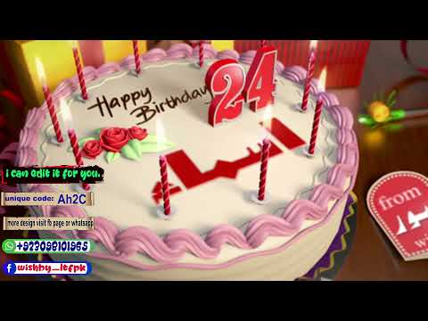 happy birthday wishes video with name asma