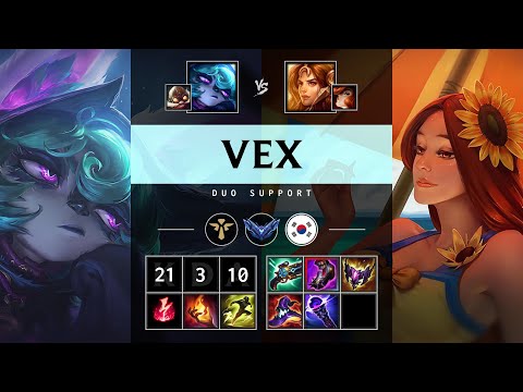 Vex Support vs Leona - KR Diamond Patch 25.09