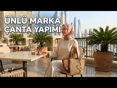 Deri Aksesuarlı Rafya Çanta - Bölüm 2
