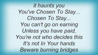 Agent Steel - Chosen To Stay Lyrics