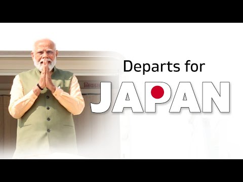 Prime Minister Narendra Modi departs for Japan
