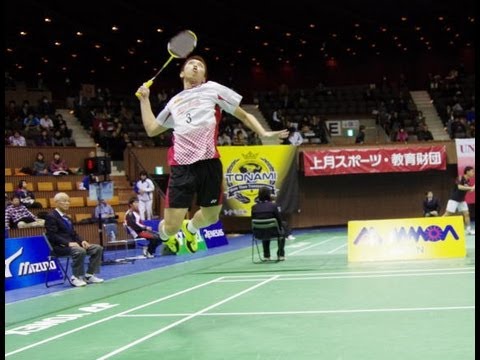 準々決勝　田児賢一 VS 桃田賢斗1G（田児サイドから撮影）