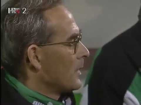Eliminatorias Eurocopa 1996: Eslovenia 1-2 Croacia (15/11/1995). Narración en croata.