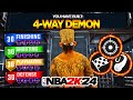 94 DRIVING DUNK + 94 3 PT + 92 BALL HANDLE BUILD IS THE BEST GUARD BUILD EVER in NBA 2K24