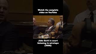 John Gotti Listening to His Own Wiretaps