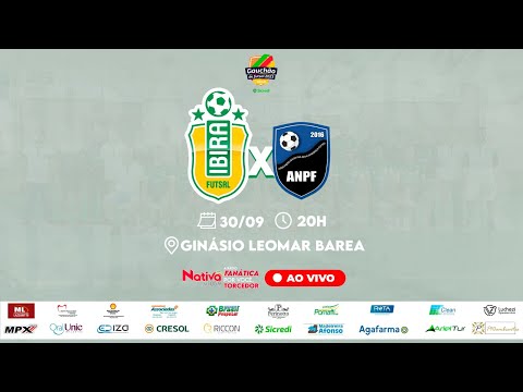 Ibira Futsal 4 X 2 ANPF - AO VIVO E COM IMAGENS - Gauchão de Futsal Série B - 2023
