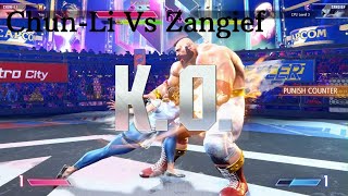 Chun-Li Vs Zangief No.1