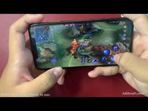 Mobile Legends on iPhone XS Max