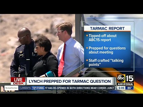 Loretta Lynch prepped for ABC15 tarmac question