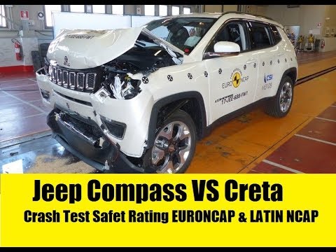 Jeep Compass VS Creta Crash Test Rating|| EURONCAP & LATIN NCAP