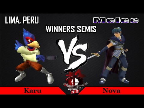 S.O.S. 2.0 Rebirth - Karu (Falco) vs Nova (Marth)  SSBM Winners Semis