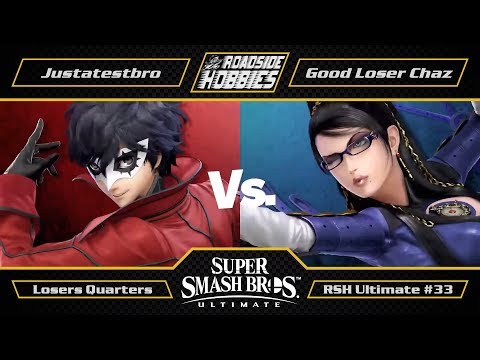 RSH Ultimate #33: Justatestbro (Joker, Inkling) vs Good Loser Chaz (Bayo, Pichu) - Losers Quarters