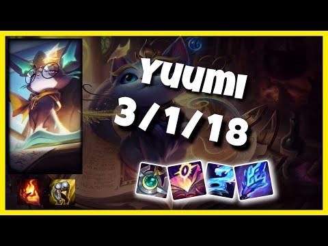 Yuumi Challenger Gameplay S11 Replay 11.3 Support (3/1/18) - TURKISH