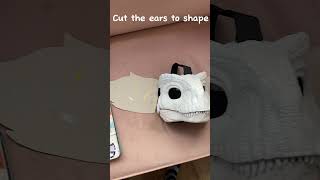 Making a Dino Mask pt.1! #Dinomask #Furrie #Tutorial #Antizoo